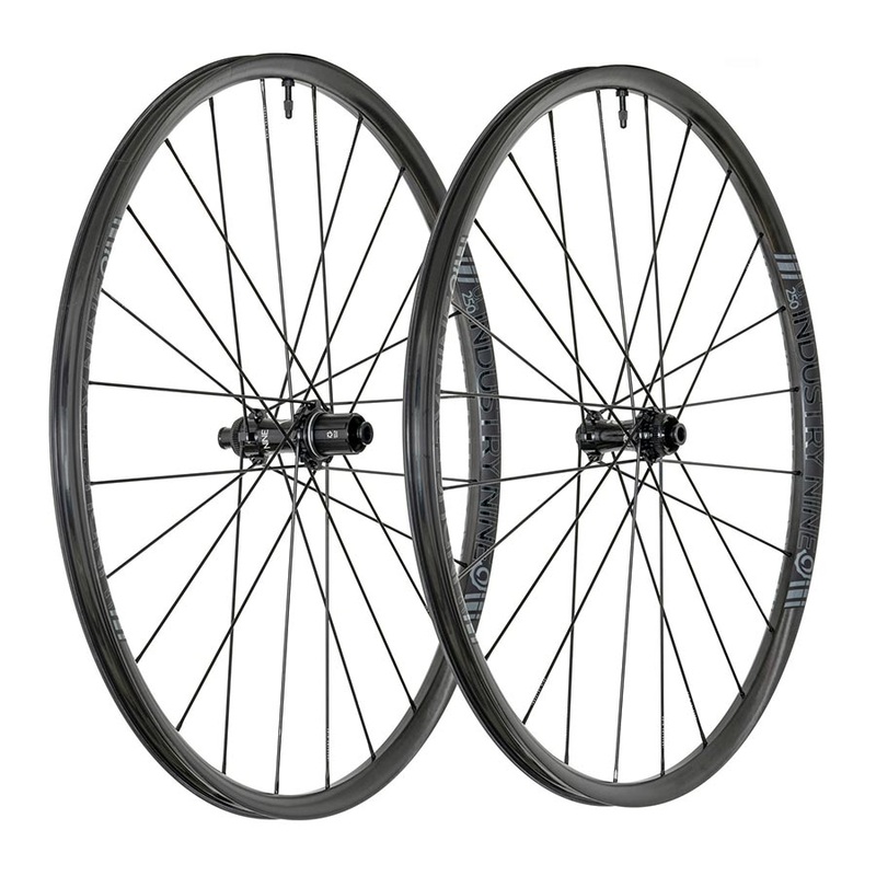 Industry Nine Solix G UL250c Wheel Front and Rear 700C / 622 Holes: F: 24 R: 24 F: 12mm R: 12mm F: 100 R: 142 Disc Center Lock Shimano Road 11 Set