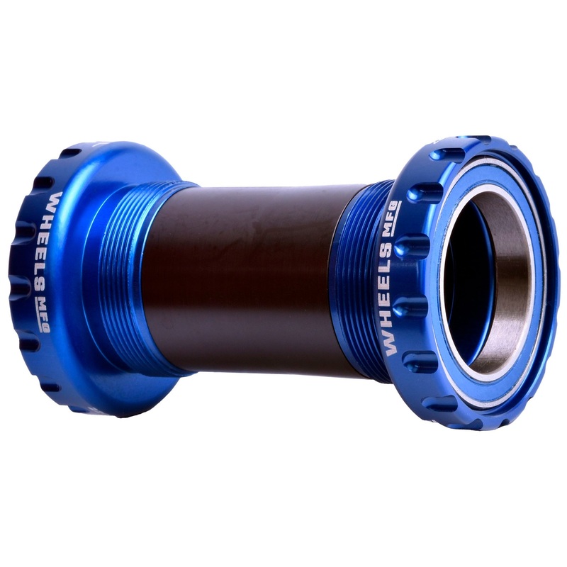 Wheels Manufacturing BSA 30 Bottom Bracket – English BSA Frame Interface ABEC-3 Bearings For 30mm Spindle Blue