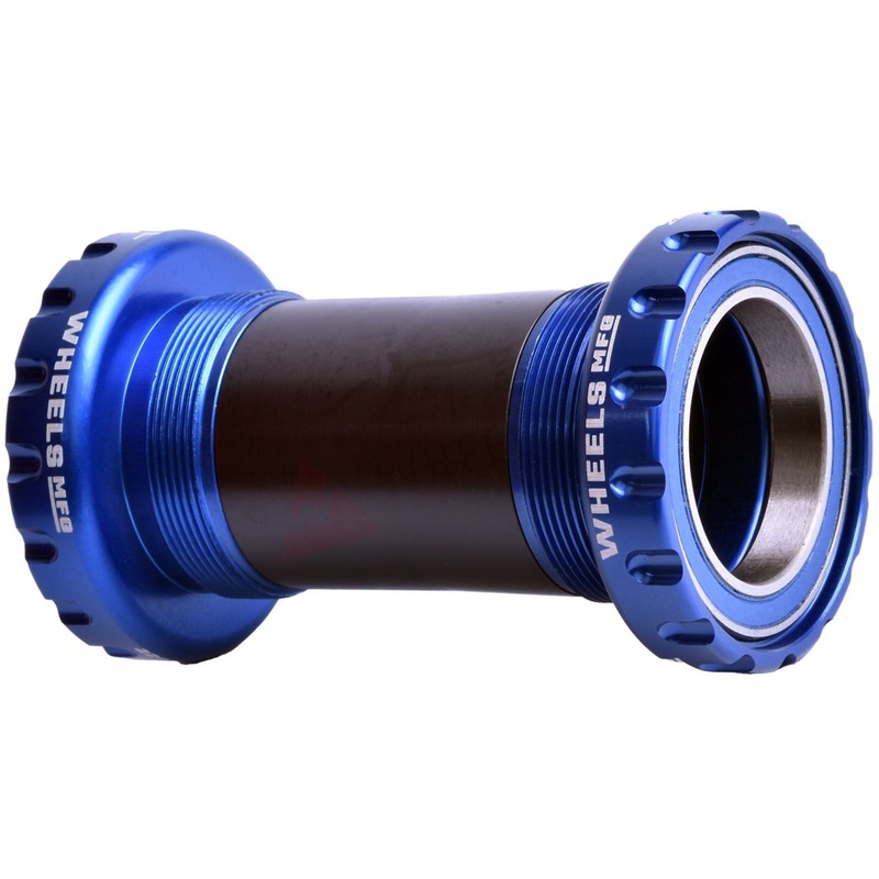 Wheels Manufacturing BSA Bottom Bracket – DUB Spindle ABEC 3 Blue