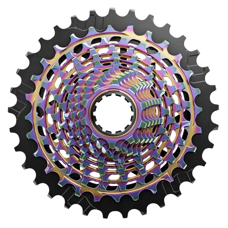 SRAM RED XG-1290 Cassette – 12-Speed 10-33t For XDR Driver Body Rainbow E1