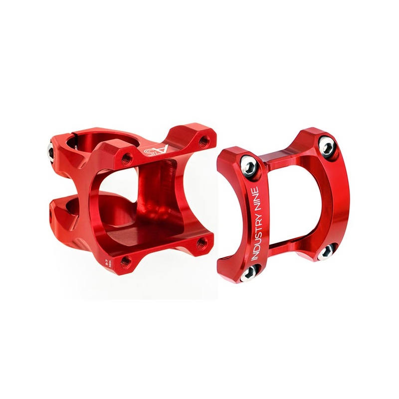 Industry Nine A35 Stem – 40mm 35mm Clamp +/-6 1 1/8 Aluminum Red