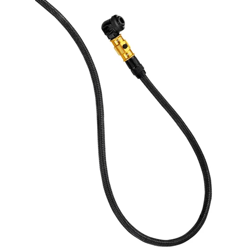 Lezyne ABS Braided Floor Pump Hose Hi-Gloss Gold