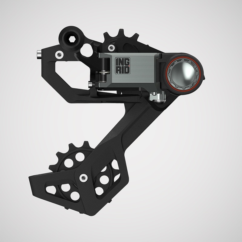 Ingrid RD1-R12S 12-Speed Rear Derailleur – Titanium Grey (for EKAR Shifters)