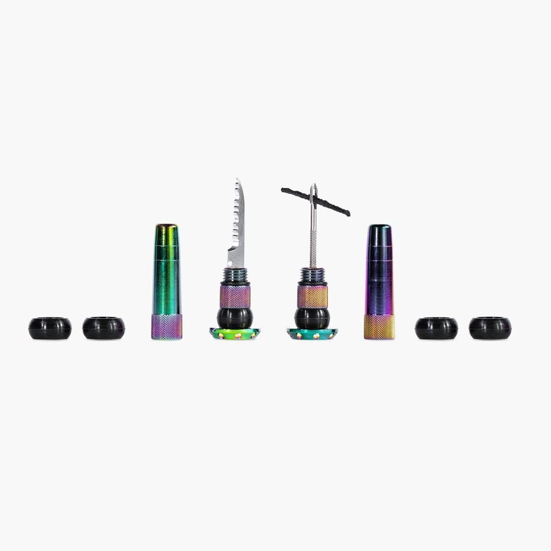Muc-Off Stealth Tubeless Puncture Plug Kit – Iridescent (Oil Slick)