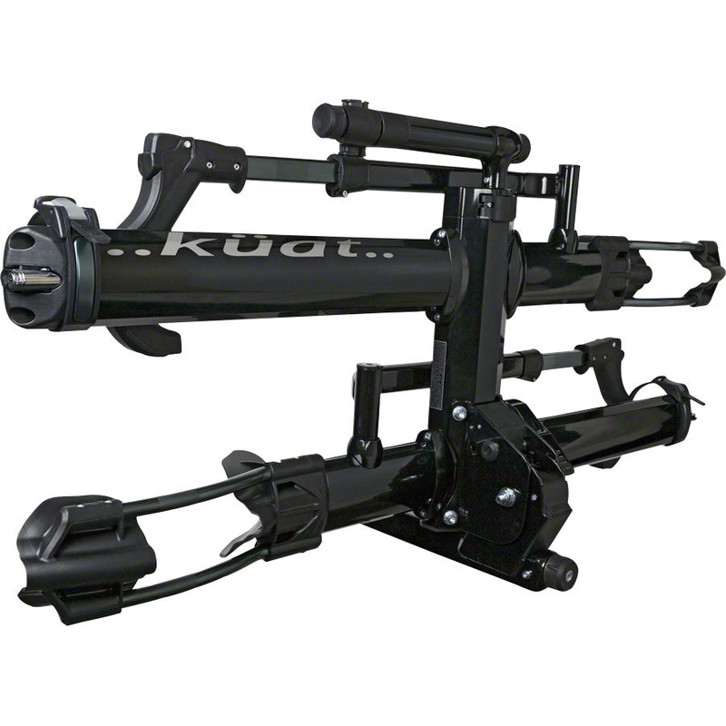 Kuat NV 2.0 Hitch Bike Rack – 2-Bike 1-1/4 Receiver – BLK Metallic/Gray Anodize