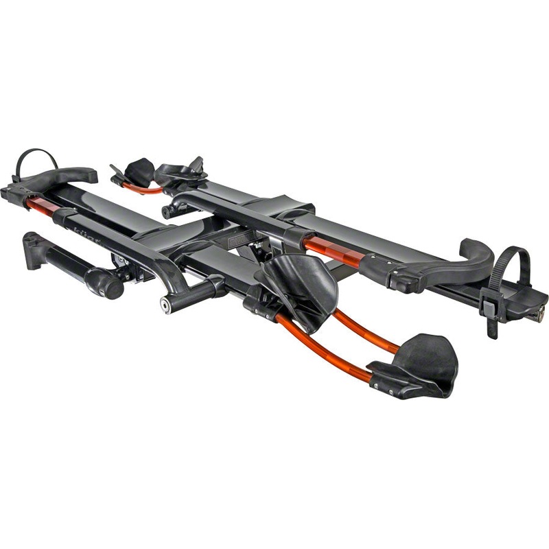 Kuat NV 2.0 Hitch Bike Rack – 2-Bike 2 Receiver Metallic Gray/Orange