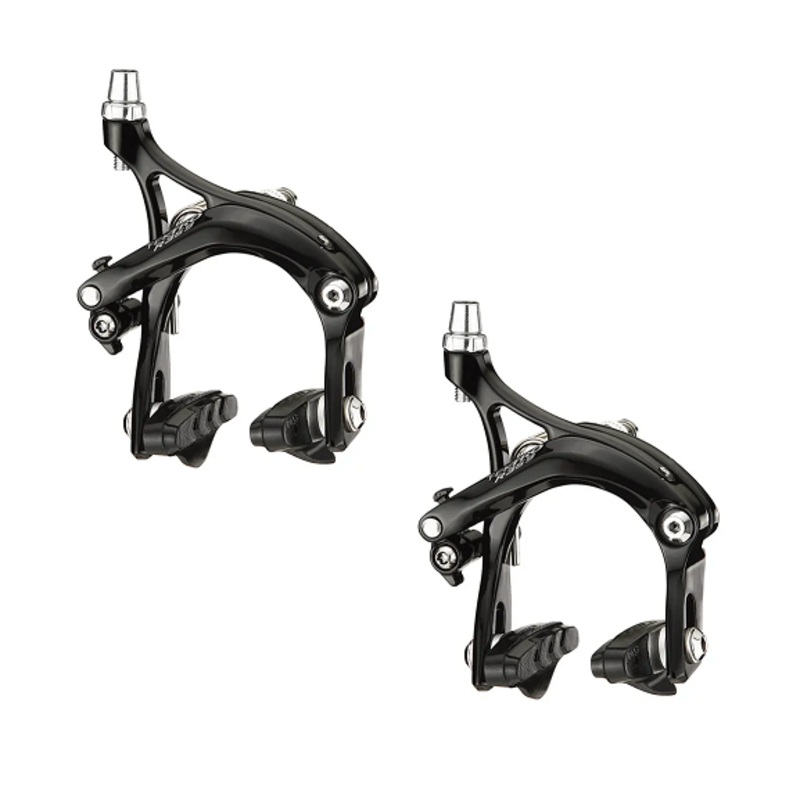 Tektro Caliper Brake Set 47-57mm Reach Dual Pivot – Black (Front and Rear)