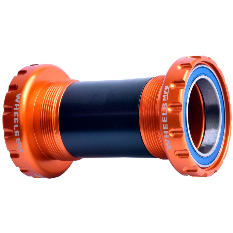 Wheels Manufacturing BSA 30 Bottom Bracket – English BSA Frame Interface ABEC-3 Bearings For 30mm Spindle Orange