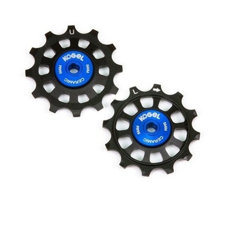 Kogel Full Ceramic 12/12T Oversized Derailleur Pulleys – Shimano 11sp, Campag 12sp