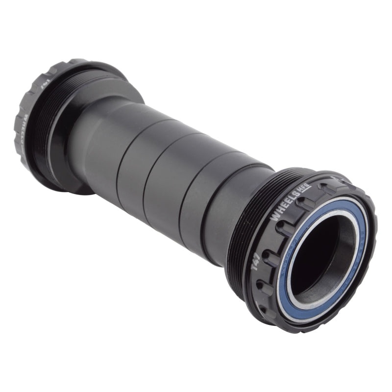 Wheels Manufacturing T47 Outboard Bottom Bracket – DUB Spindle ABEC-3 Bearing BLK