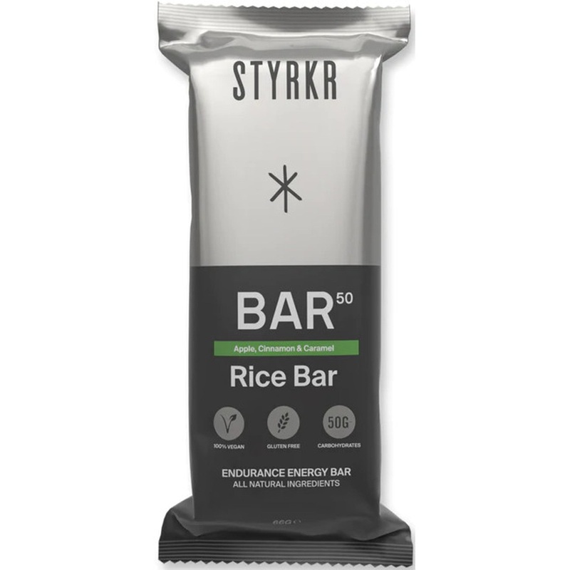 Styrkr Bar50 Apple Cinnamon Caramel Sultana Energy Bar Single