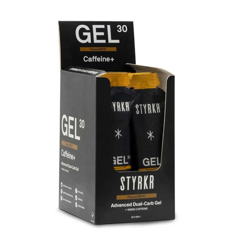 Styrkr Gel30 Caffeine Dual-Carb Energy Gel x 12 Box