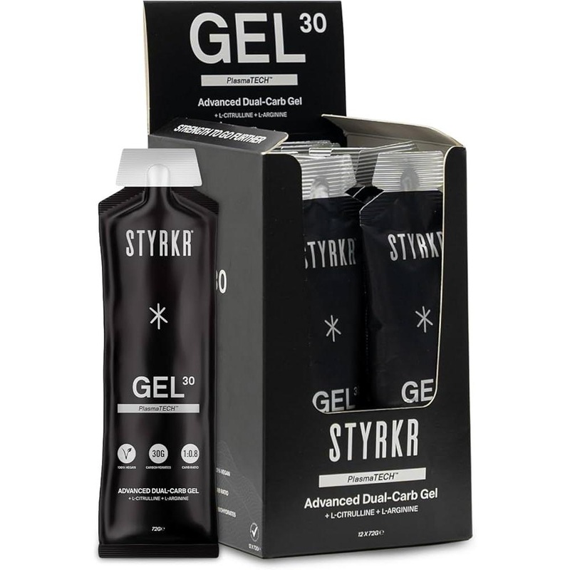 Styrkr Gel30 Dual-Carb Energy Gel x 12 Box