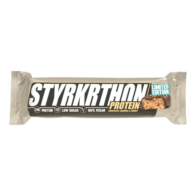 Styrkr Styrkrthon Protein Bar Chocolate Caramel & Peanut Single