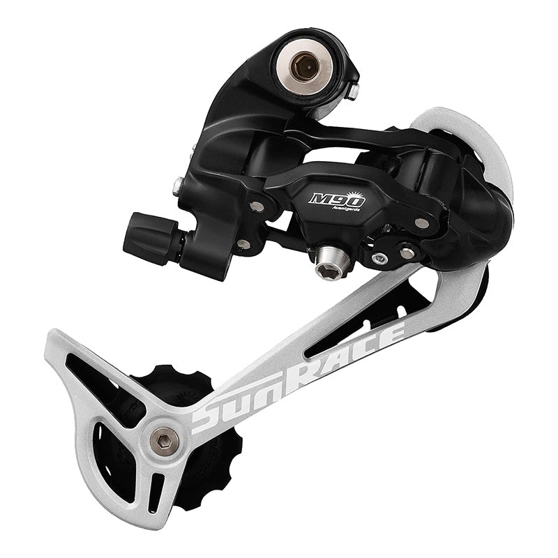 SunRace M97 Rear Derailleur – 9-Speed Long Cage Black