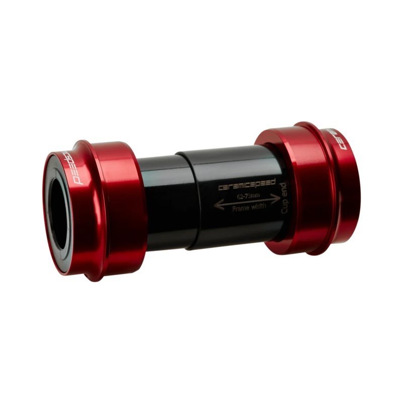 CeramicSpeed PF30A Shimano Road Bottom Bracket Red