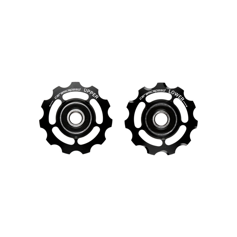 CeramicSpeed Shimano 11 Speed Pulley Wheels Black Aluminium 11 Speed