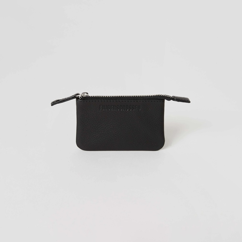 Fingerscrossed #Leather Leather Pouch – Small