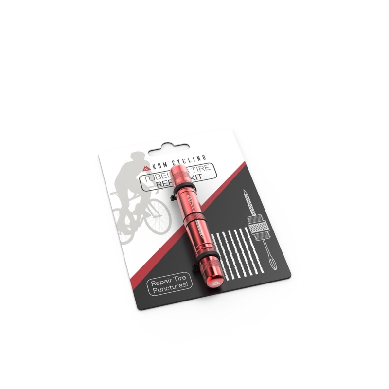 KOM Cycling Tubeless Tire Repair Tool – Red