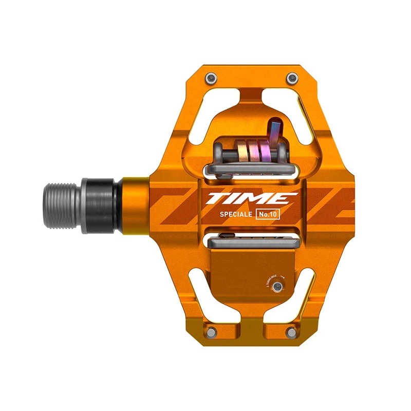 Time Speciale 10 Pedals – Dual Sided Clipless Platform Aluminum 9/16 Tangerine Small B1