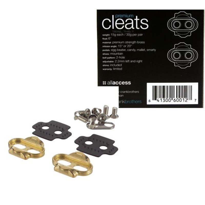 PEDAL ACC CLEAT KIT STANDARD RELEASE 6 DEG UNBOXED