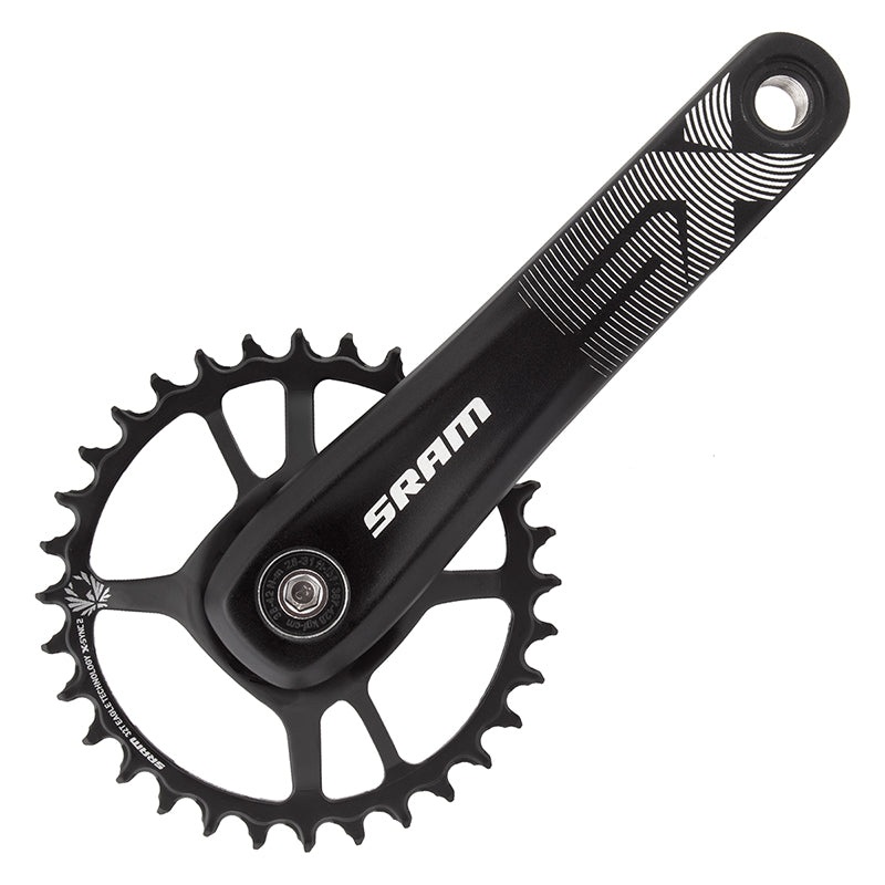 SRAM SX Eagle Crankset – 170mm 12-Speed 32t Direct Mount Power Spline Spindle Interface BLK A1
