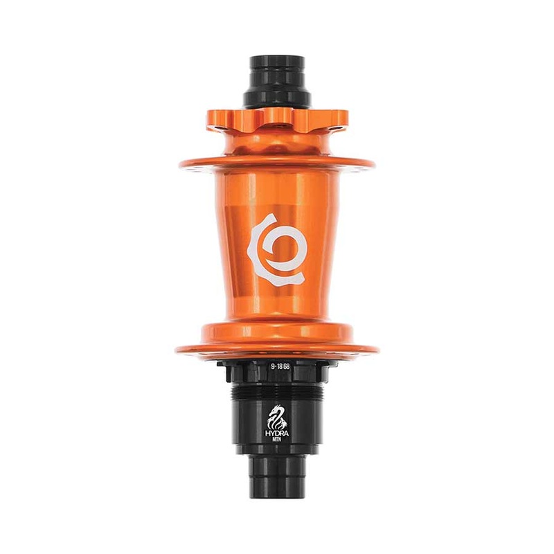 Industry Nine Hydra Classic Rear Hub – 12 x 148mm 6-Bolt Micro Spline Orange 32H