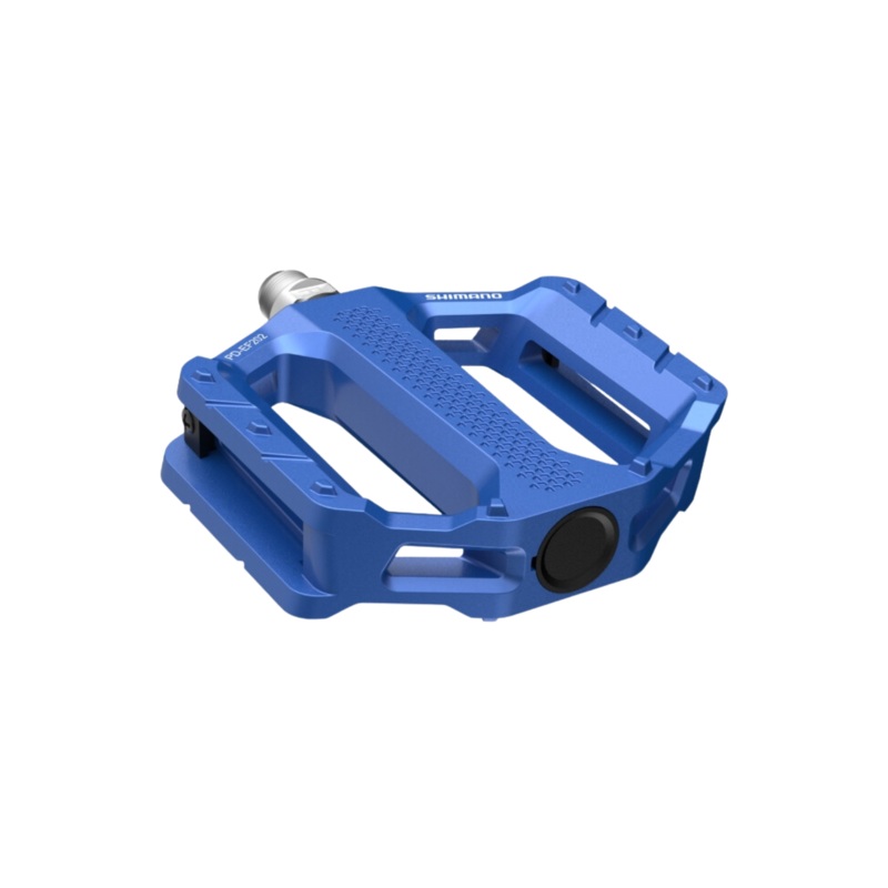 Shimano Pd-Ef202 Flat Platform Pedals Blue E-bike/Trekking/Urban