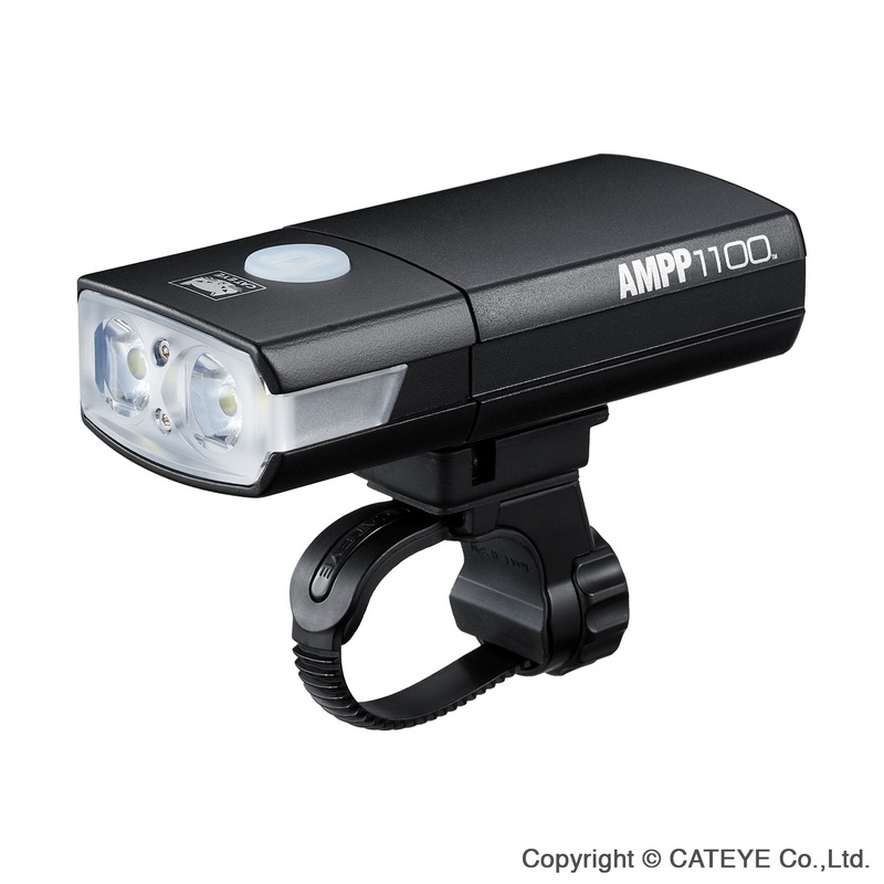 Cateye Rechargeable Headlight Ampp1100 HL-EL1100RC