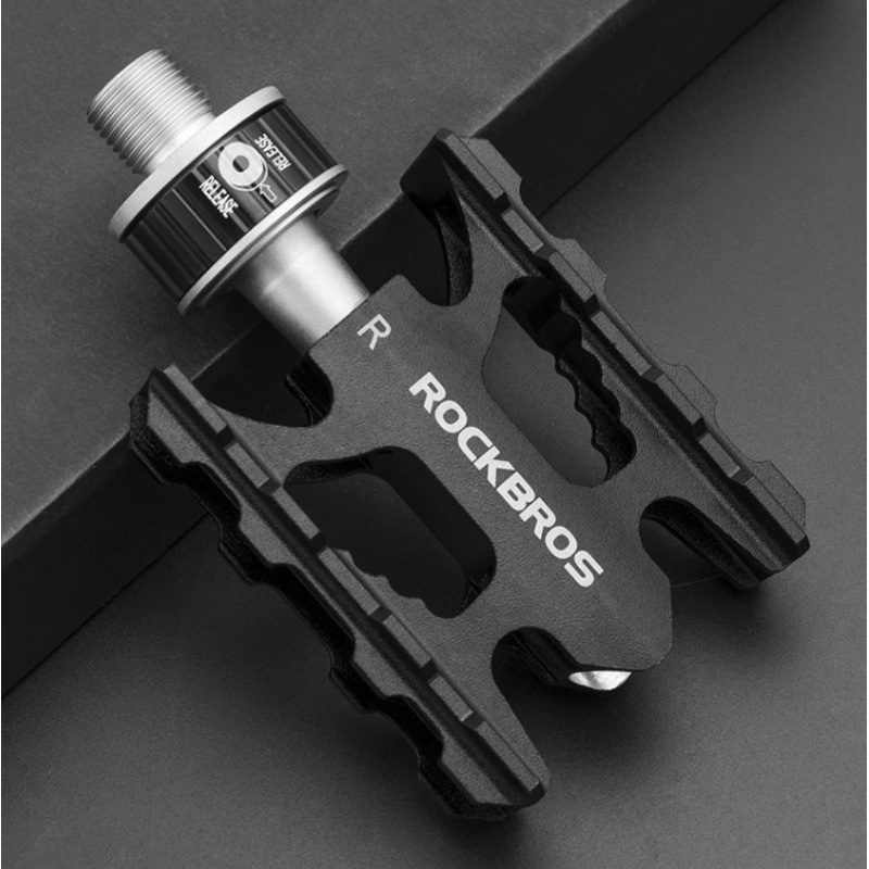 Rockbros Alloy Folding Bike Pedals -BK- K320F-BK
