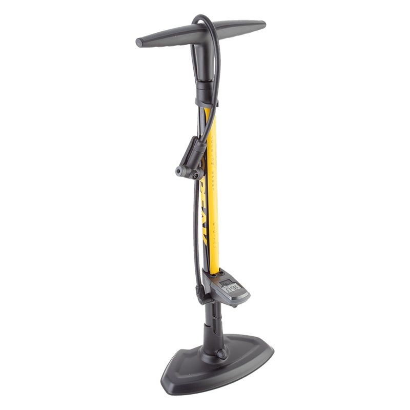 Topeak JoeBlow Sport Digital Floor Pump – 160psi / 11bar Digital Gauge TwinHead DX5 BLK/YLW