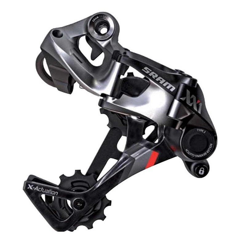 SRAM XX1 Rear Derailleur – 11 Speed Medium Cage Black/Red