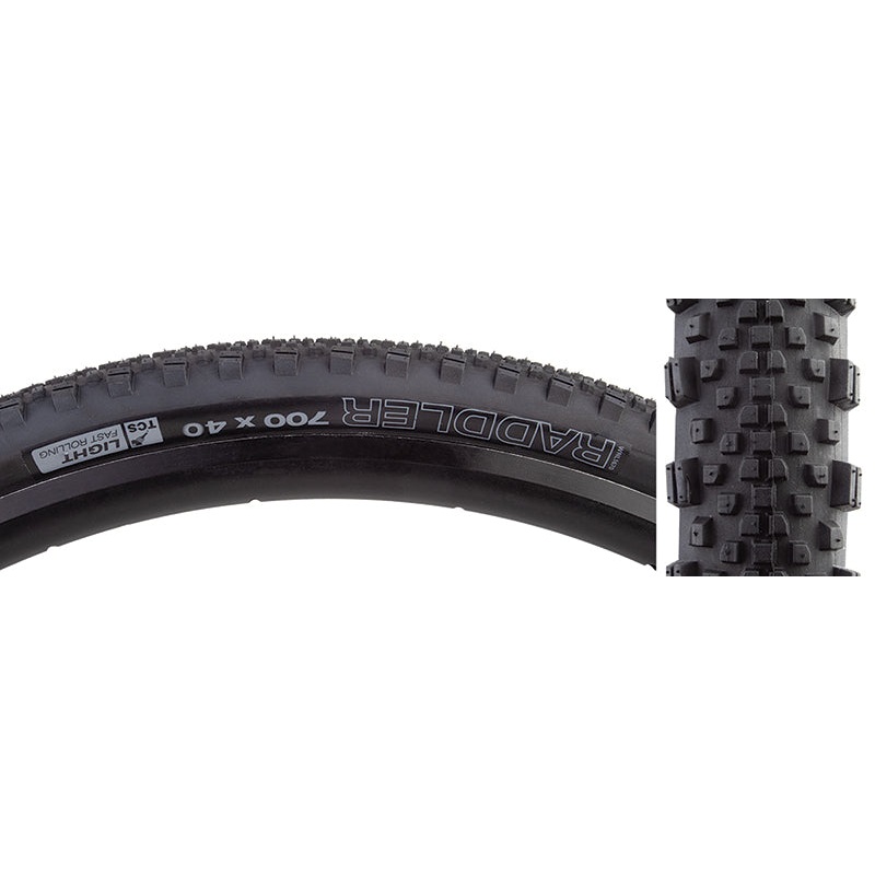 WTB Raddler Tire – 700 x 40 TCS Tubeless Folding Black Light Fast Rolling