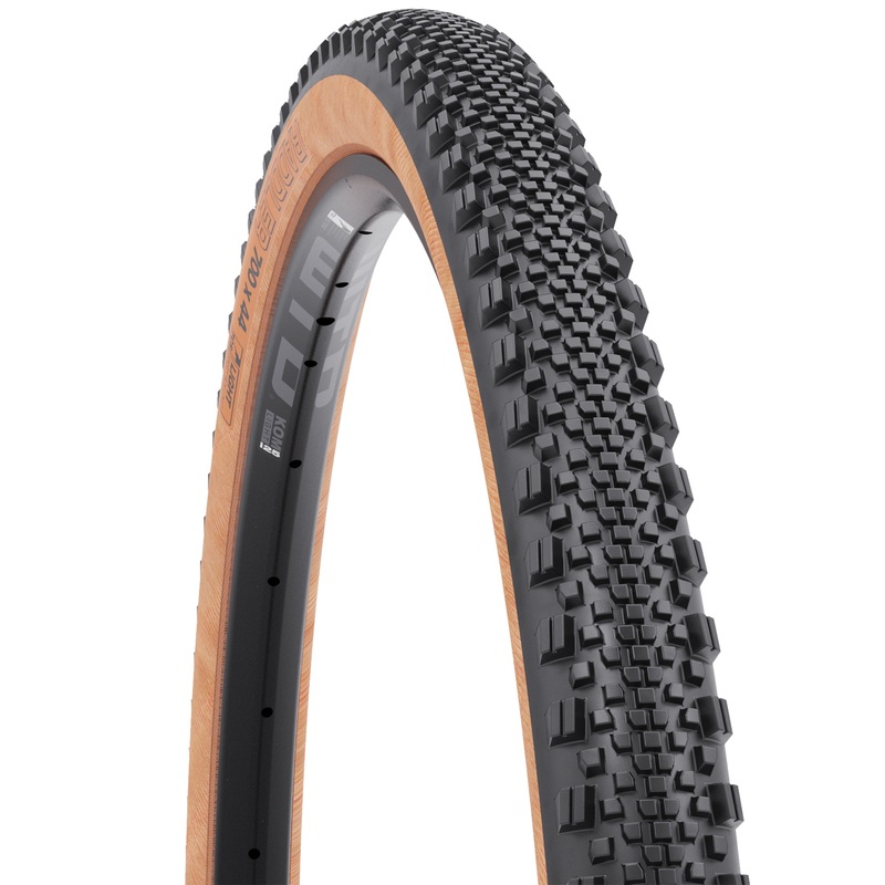 WTB Raddler Tire – 700 x 44 TCS Tubeless Folding Tan Light Fast Rolling SG2