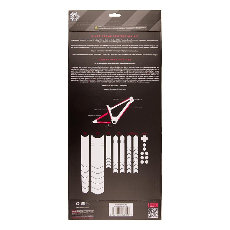 Muc-Off E-MTB Frame Protection Kit – 45-Piece Kit Bolt