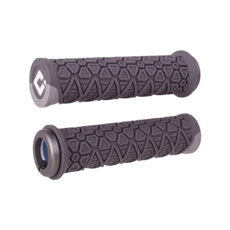 ODI Vanquish Grips – Graphite/Gray Lock-On