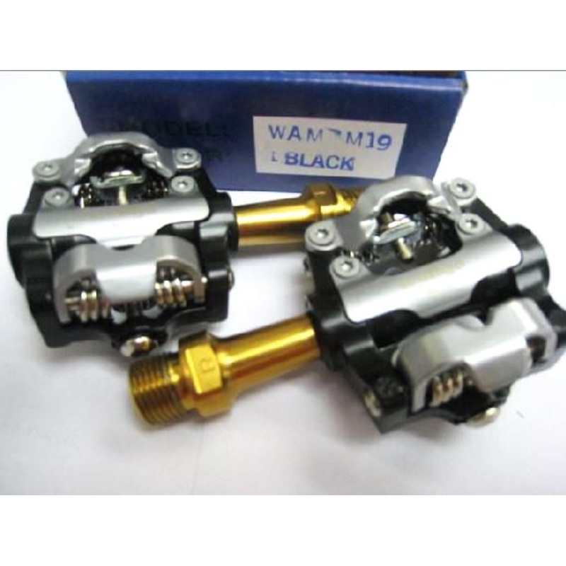 Wellgo Wam M-19 Clipless Pedals (9/16)TI