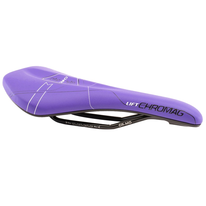 Chromag Lift Saddle Synth Top CrMo Rails – Purple