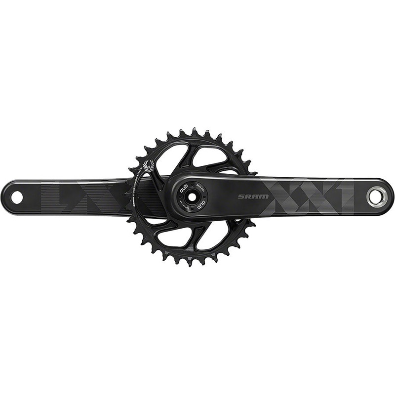 SRAM XX1 Eagle Carbon Boost Crankset – 175mm 12-Speed 34t Direct Mount DUB Spindle Interface BLK