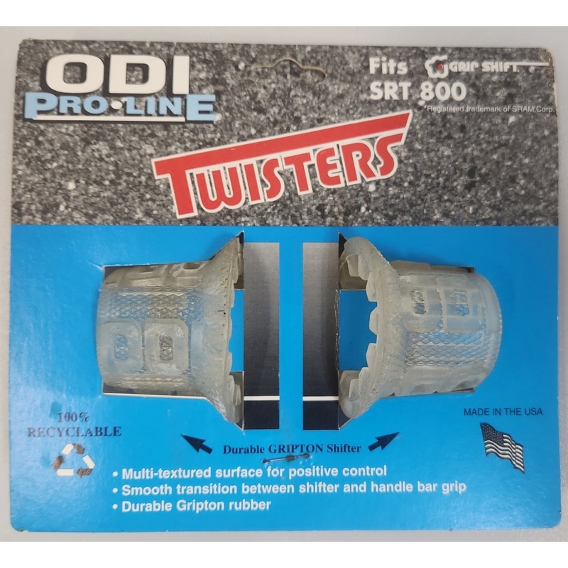 ODI Twisters Grips for Grip Shift-SRT800-Transparent