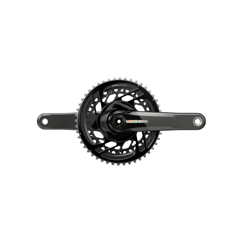 SRAM Force Crankset – 170mm 2x 12-Speed 50/37t Direct Mount DUB Spindle Interface Iridescent Gray D2