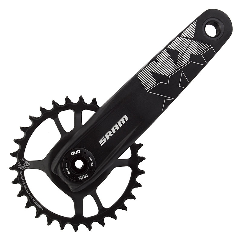 SRAM NX Eagle Fat Bike Crankset – 170mm 12-Speed 30t Direct Mount DUB Spindle Interface BLK