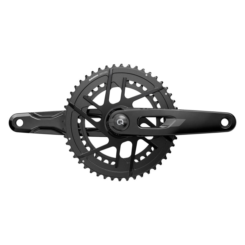 SRAM Rival AXS Power Meter Crankset – 165mm 12-Speed 46/33t 8-Bolt Direct Mount DUB PM Spindle BLK E1
