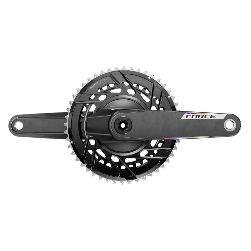 SRAM Force AXS Power Meter Crankset – 170mm 12-Speed 48/35t Thread Mount 8-Bolt PM Spider DUB Spindle Carbon E1