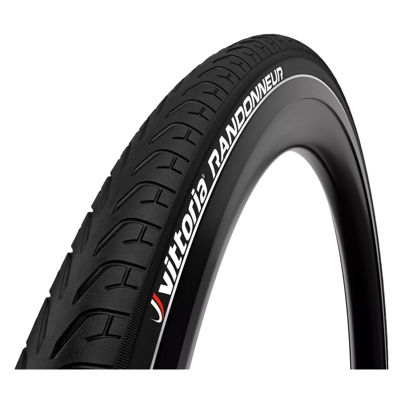 Vittoria Randonneur Reflect Tire – 700 x 40 Clincher Wire Black