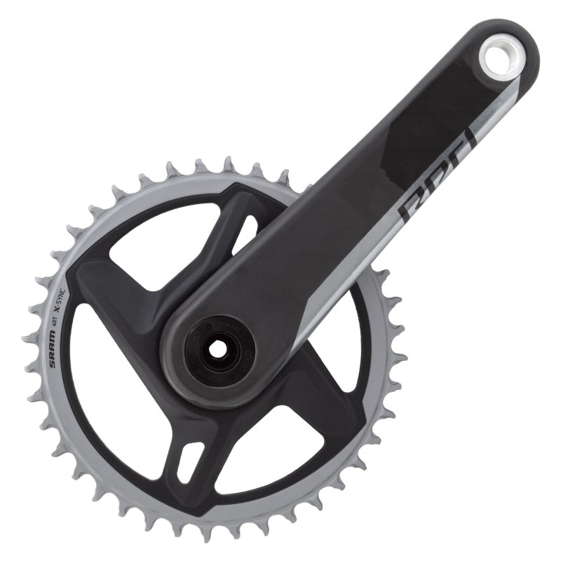 SRAM Red 1 AXS DM Crankset Speed: 12 Spindle: 28.99mm BCD: Direct Mount 40 DUB 172.5mm Black Road