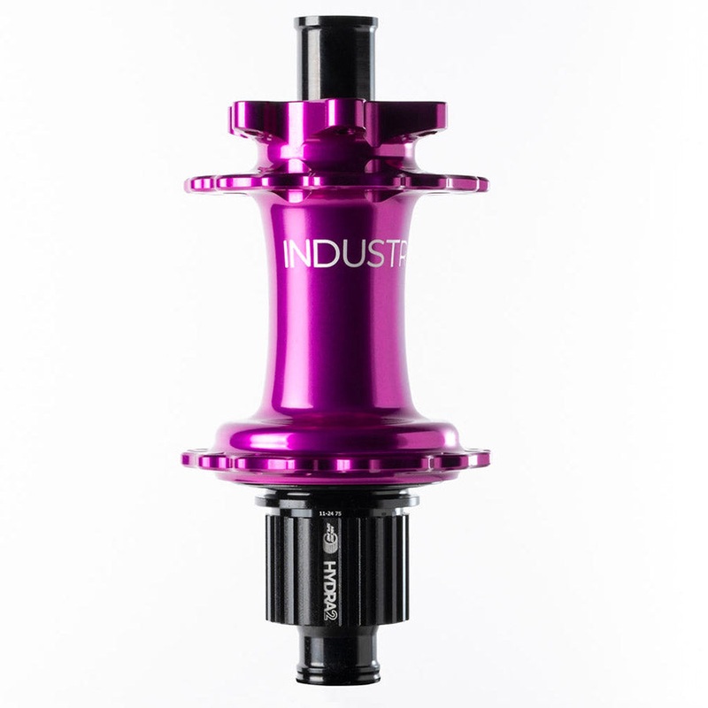 Industry Nine Hydra 2 Classic Rear Hub – 12 x 148mm 6-Bolt Micro Spline Purple 32H