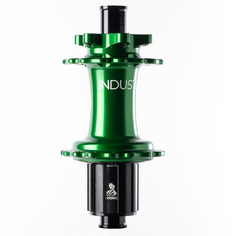 Industry Nine Hydra 2 Classic Rear Hub – 12 x 148mm 6-Bolt Micro Spline Green 28H