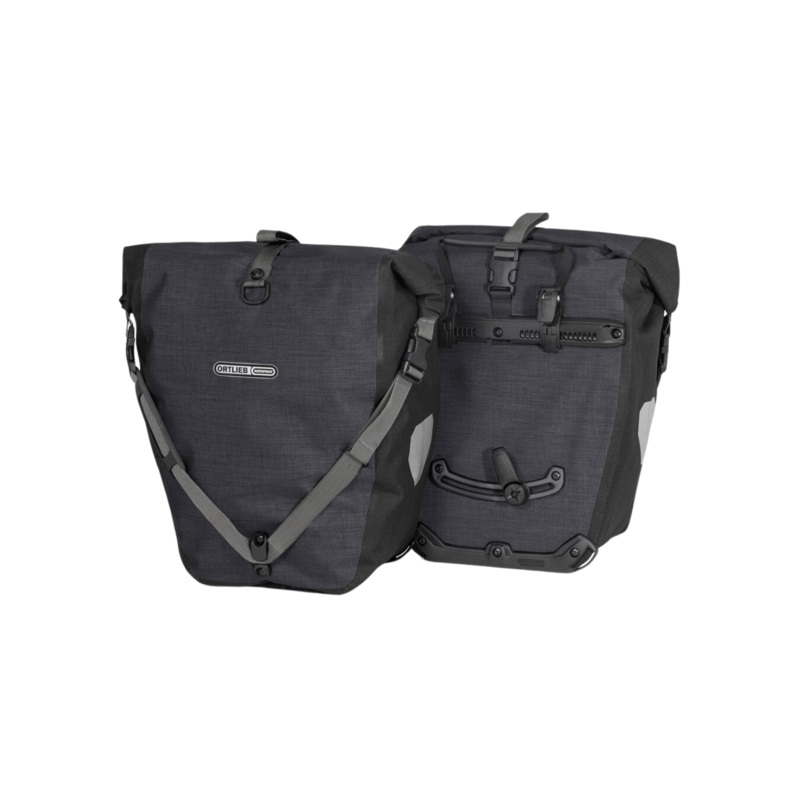 Ortlieb Back-Roller Plus QL2.1 (Pair) – Granite – Black