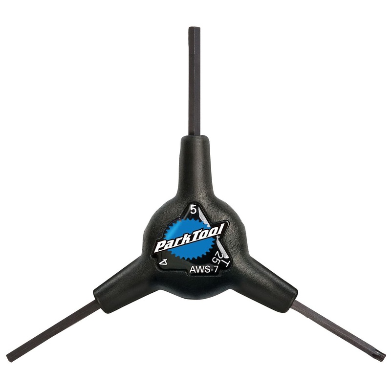 Park Tool AWS-7C Hex/Torx Compatible 3-Way Wrench